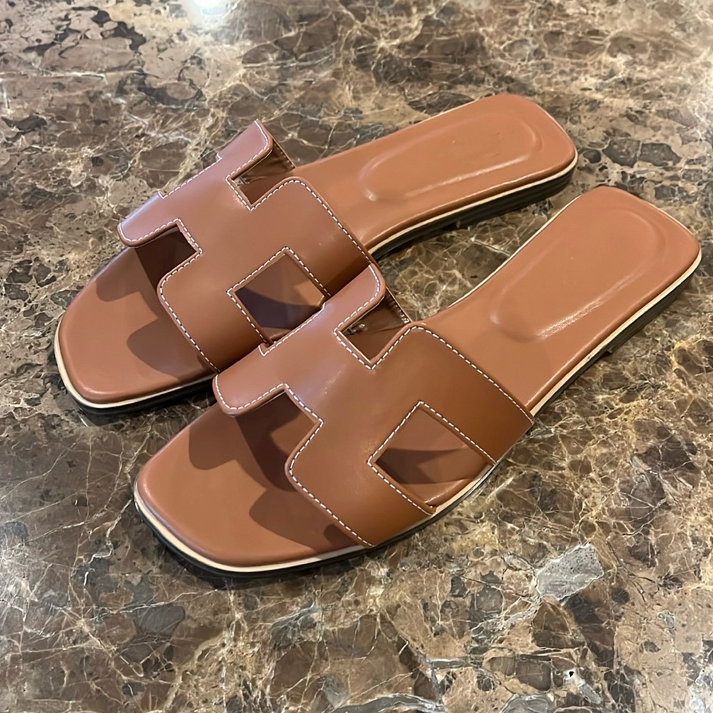 HERMES Oran Slide Sandals size 42 - Picture 3 of 10